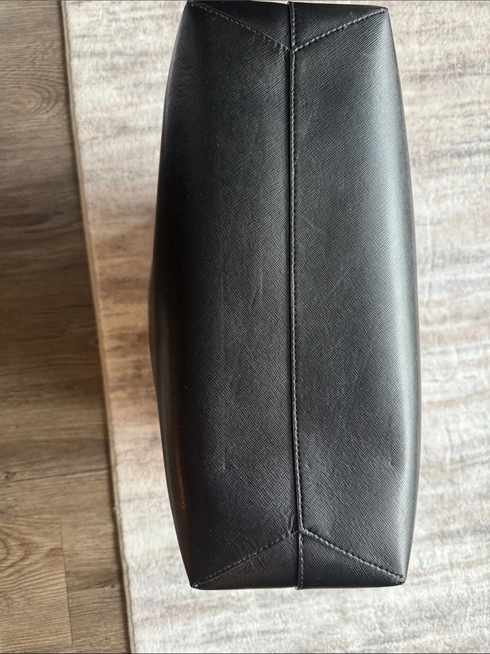 kate spade Black Tote with Leopard-Print Interior